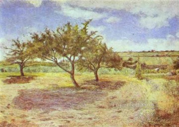 Manzanos en flor Postimpresionismo Primitivismo Paisaje de Paul Gauguin Pinturas al óleo